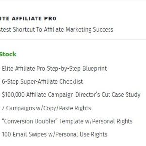 Elite Affiliate Pro - $50k Per Week On Clickbank With Very Small Traffic