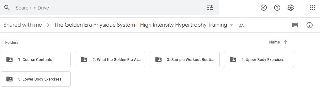 The Golden Era Physique System - High Intensity Hypertrophy Training
