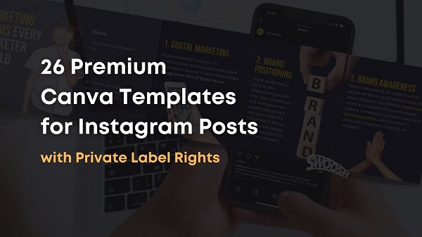 Canva Templates for Trending Instagram Content + PRIVATE LABEL RIGHTS