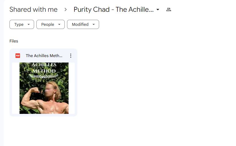 Purity Chad - The Achilles Method