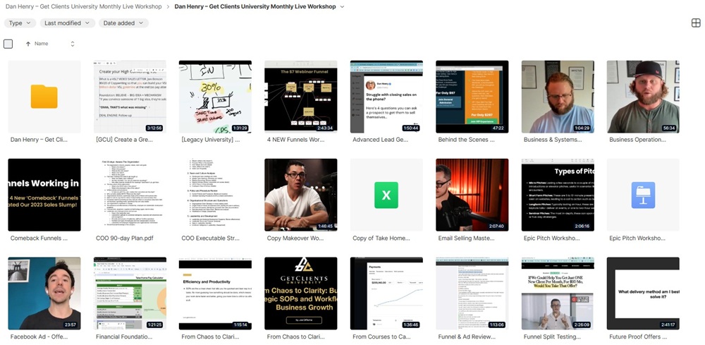 dan-henry-get-clients-university-monthly-live-workshop-proof